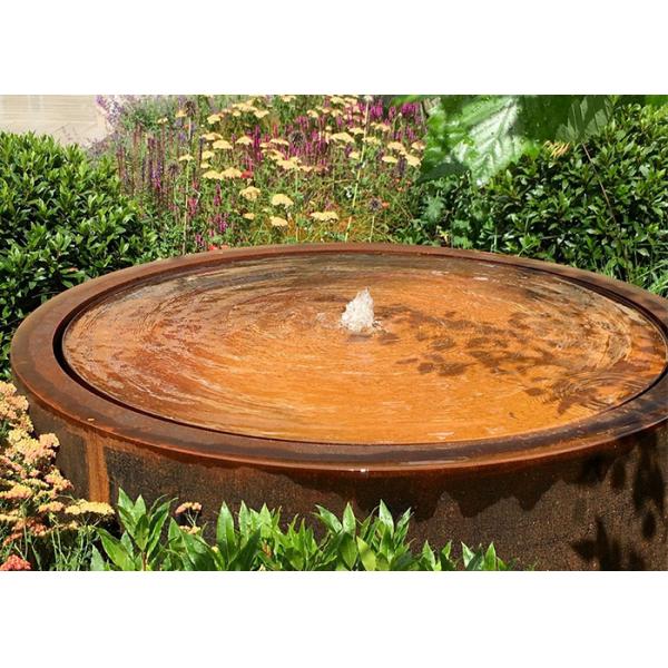 Factory Custom Corten Steel Waterfall Water Fountain Metal Water Features
