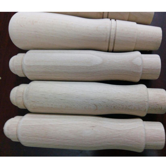 CNC wood lathe wooden handle making machine with form cutter full automatic