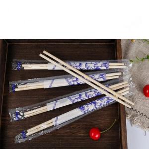 Portable Individually Wrapped Chopsticks Smooth Surface Custom Bamboo Chopsticks