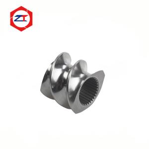China Bimetallic Twin Screw Extruder Screw Elements Tungsten Carbide Coating Prawn Feed Machine on sale