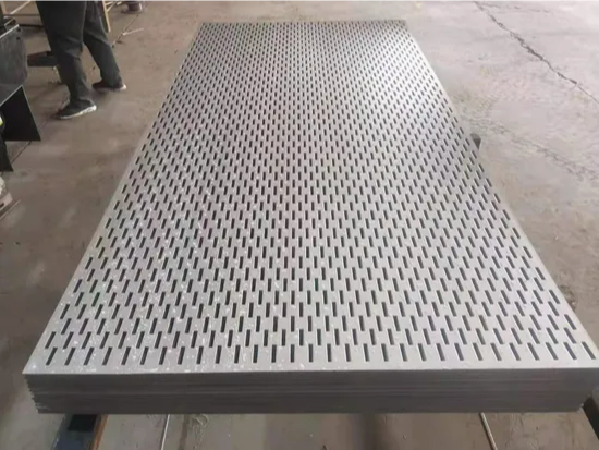 Galvanized Perforated Metal Mesh for Screening Filtering 0.7mm Thickness 4mm