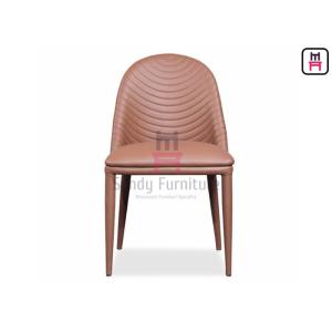 Fully Upholstered PU Leather Restaurant Dining Chair 0.33cbm Metal