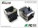 RJ45 connector With transformer 1x1 RJ45 JACK