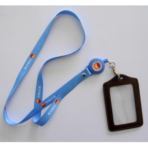 Silk Screen Printed Badge Holders Lanyards For Promotion Gifts