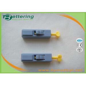 26G Yellow Colour Automatic Button activated Safety Blood Lancet Sterile Blood