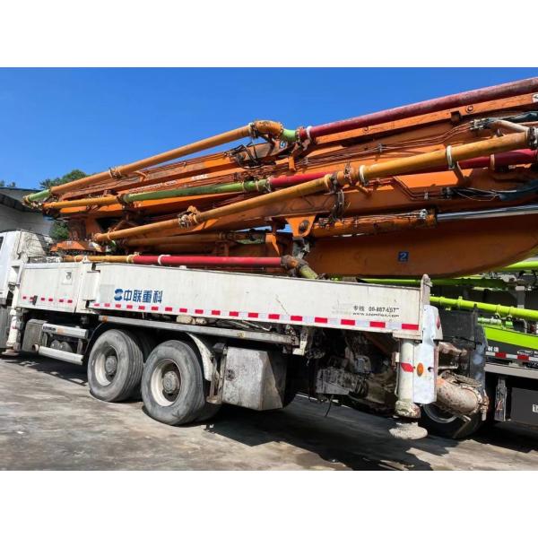 2014 Zoomlion 49m Used Concrete Pump Truck Concrete Mixer Machine Truck Mounted Pump