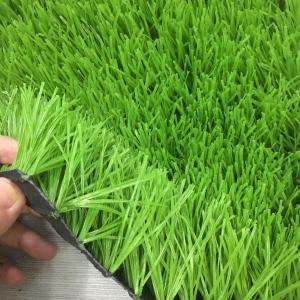 Plastic Flat Football Synthetic Grass Chemical Free Environment Protection