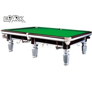 oak Amusement Game Machines Billiard Pool Table With Automatically Ball Return