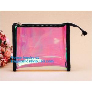 Travel Transparent Exquisite Zippered Handbag PVC Waterproof Toiletry Case Clear