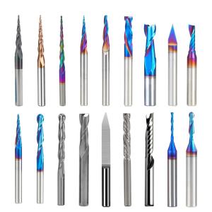Factory Solid Carbide Milling Cutter CNC Tools up Down Cut Endmill 2 4 Flute One