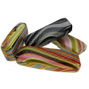 plastic light weight stripe eyewear packing cases for kids