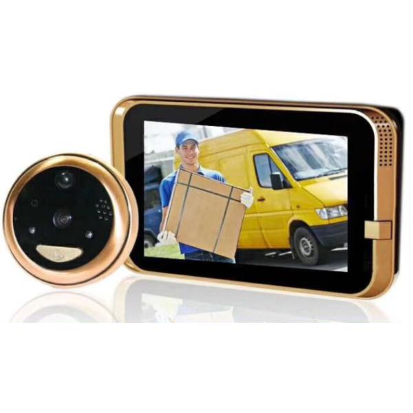 Wifi Peephole Wireless Security Doorbell Weatherproof 160 Degree Wide Angle