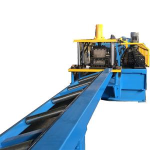 Roll Forming Gearbox Transmission C Purlin Machine With Multi Punching