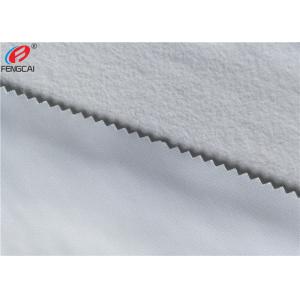 100 Polyester Tricot Knitted Fabric Brushed Clinquant Flannelette For School