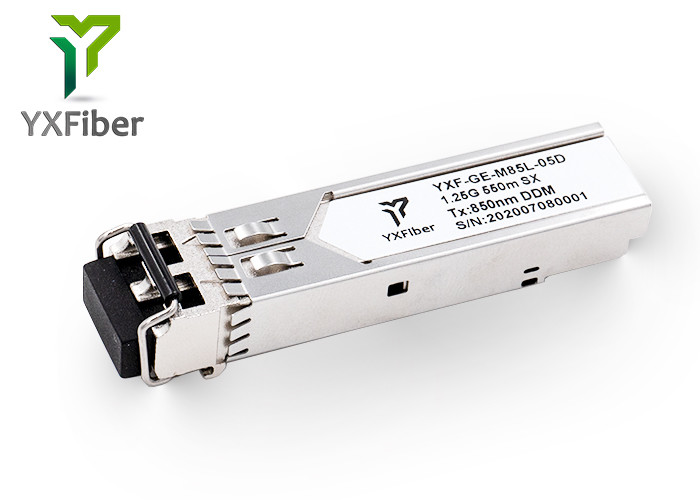 Quality Compatible 1000base SX 850nm 550m Multimode SFP Optical Transceiver for sale