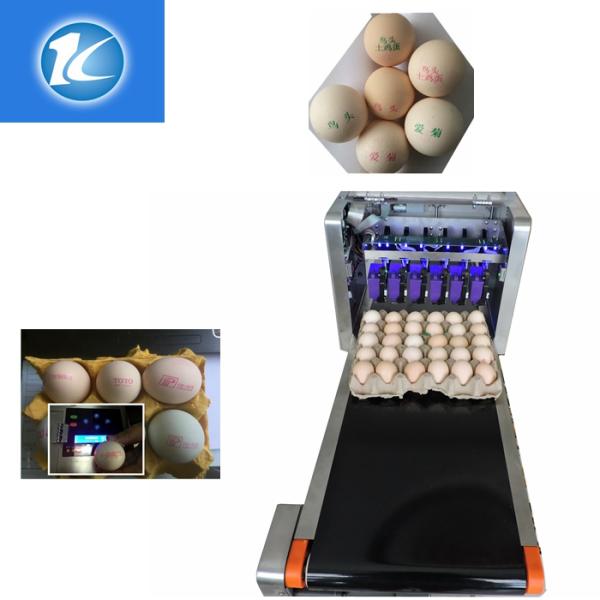 Egg Expiration Date Stamp Machine With Various Colors Food Grade Ink To Choose