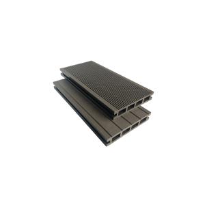 Quality Grooves Anti Slip 147*28mm WPC Hollow Decking for sale