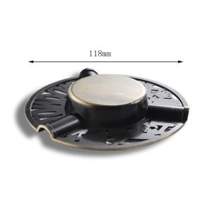 Customized Rohs 118mm Round Metal Ashtray / Portable Cigarette Ashtray