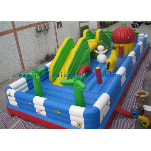 Kids Inflatable Amusement Equipment / Commercial Inflatable Bouncers For Learning Center