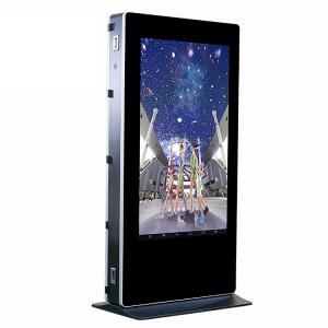 Custom 2500cd/M2 55 Inch HD Outdoor Advertising Display Digital Signage