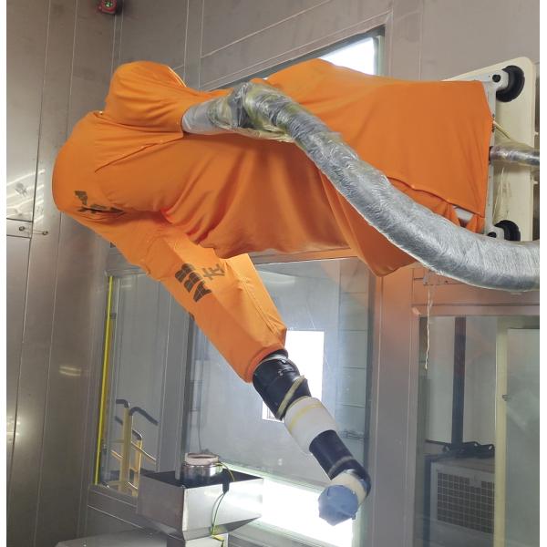 ABB Robot Cover Protection Clothing Fireproof In Automobile Factory Paint Workshop