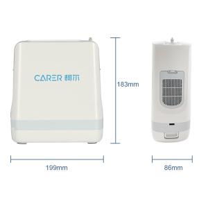 Quality Wearable Pulse Flow 1 - 5 Gear Portable Oxygen Concentrator Rechargeable for sale
