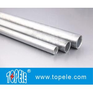 EMT Conduit And Fittings Carbon Steel Galvanised Tube , Electrical Metallic