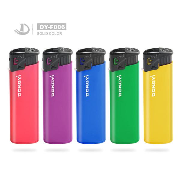Buy 7.77*2.29*1.25 CM Multi Colored Refillable Windproof Plastic Lighter Dy 's Best Seller at wholesale prices