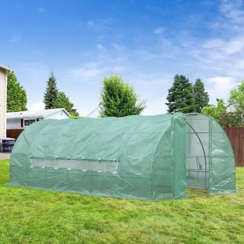 Buy Polytunnel Walk In Greenhouse UV Protective With Polythene Cover at wholesale prices