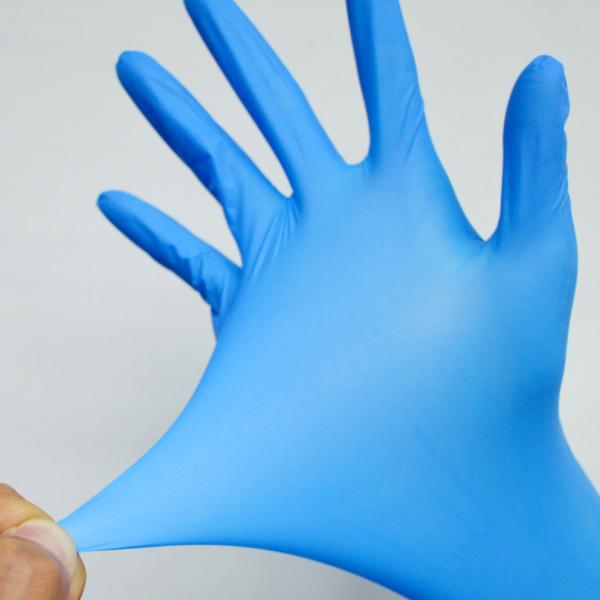 Nitrile Examination Gloves examination latex gloves Medical Nitrile Sky blue thicken Disposable Gloves