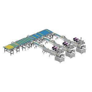 Automatic Flow Pack Packaging Machine - Complete Line for Bakery Foods, Swiss