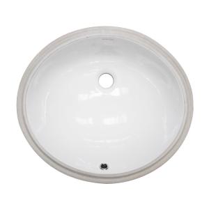 Ceram Glazed Under Counter Basin Oval Shape For Bathroom Toilet