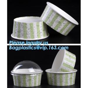 Food grade standard icecream paper cups for European and American market,custom