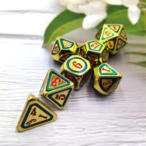 DND RPG Solid Metal Dice Suits Electro Swimming Technology Wandering Earth