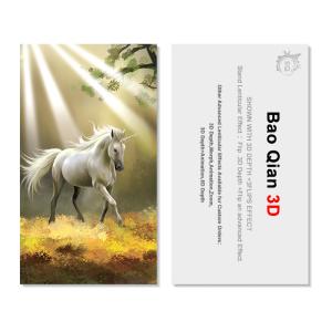 Durable 3D Lenticular Business Card Printing Animation Effect For Promotion