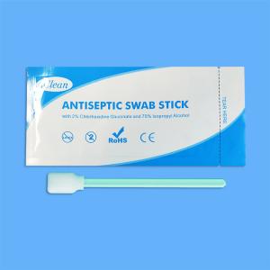 Skin Cotton CHG Swabsticks Disposable Prepared Swab Applicator