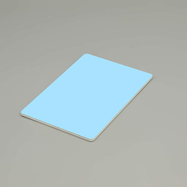 Light Blue Fireproof ACP Exterior Wall Cladding PE PVDF Coating B1 Grade