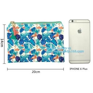 custom logo 12oz canvas cotton cosmetic pouch,China Factory Wholesale Fashion