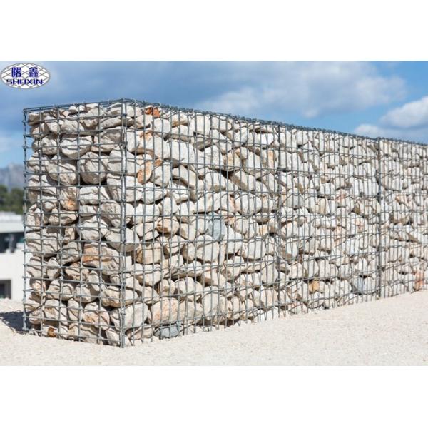 Buy Rigid Galfan Welded Gabion Box 4mm Metal Mesh Weather Proof Unique Design at wholesale prices