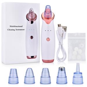 Electric Facial Pore Blackhead Vacuum Suction Remove Machine with 5 Probes