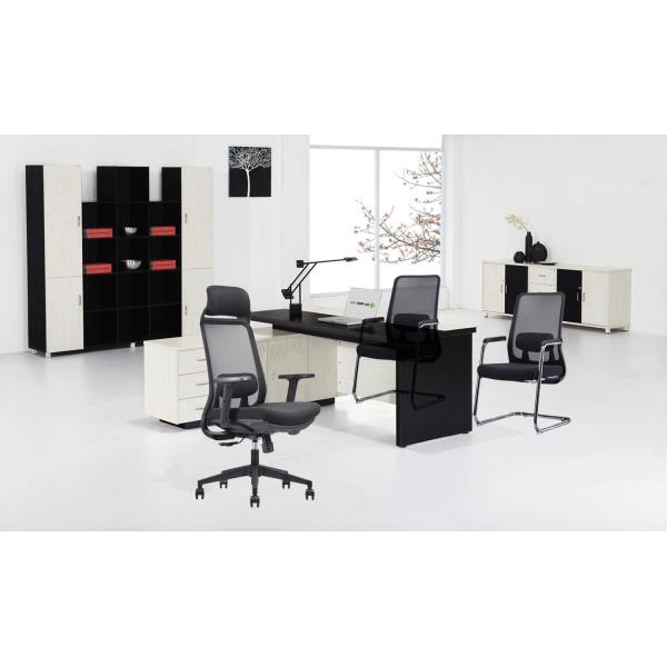 2D Armrest Ergonomic Luxury Office Chair with Height Adjustable and Office Boss Lift