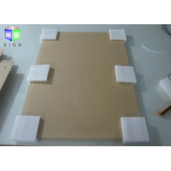 Two Sided Wall Mounted LED Light Window Displays For Estate Agents