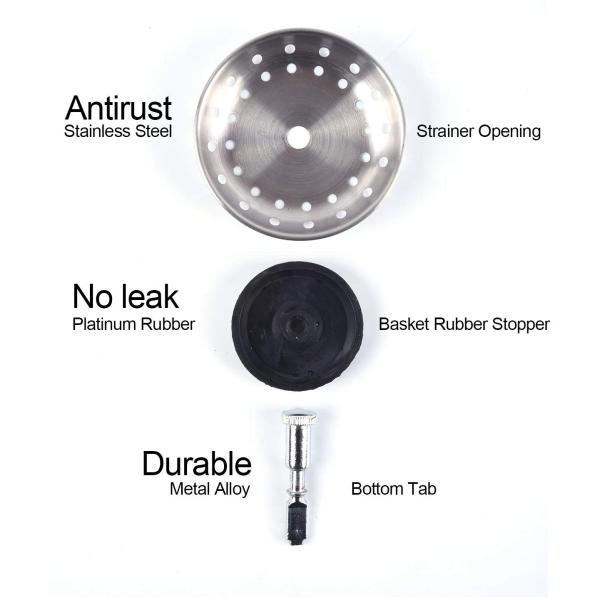 Commercial Sink Basket Replacement Sink Basket Replacement For 3-1/2 Inch Standard Drains