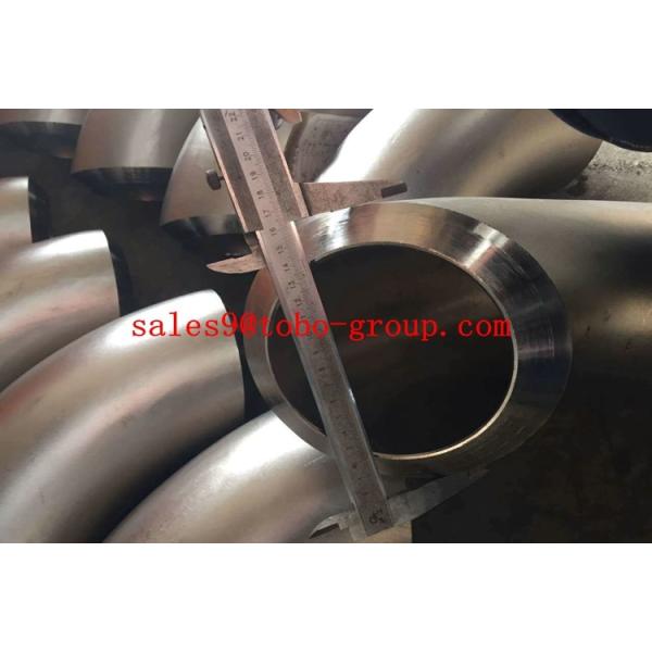 Buy ASTM A815 1 1/2" 45 Degree Duplex Stainless Steel Pipe , UNS S32760 LR Seamless Elbow at wholesale prices