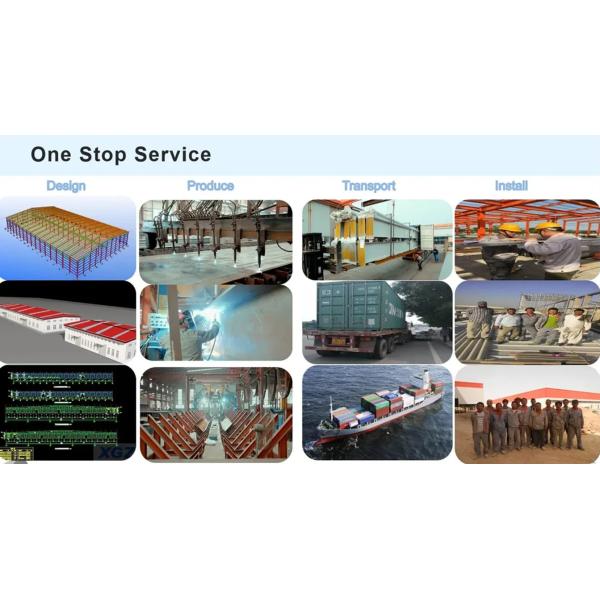 Hot Sale High Quality Steel Portable Frame Building Metal Industrial High Strength Workshop