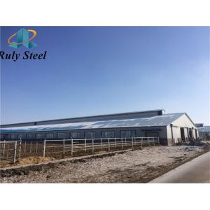 Prefab H-Beam Steel Structure Poultry House with Sandwich Panel