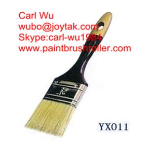 Quality Natural pure bristle Chinese bristle synthetic mix paint brush wood handle plastic handle 3 inch PB-019 for sale