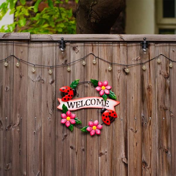 OEM / ODM Wall Hanging Ornaments Multiple Metal House Decor Welcome Slogan