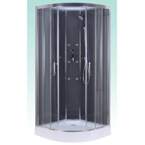 Chrome Profiles Quadrant Shower Cubicles , 900MM Quadrant Shower Enclosure