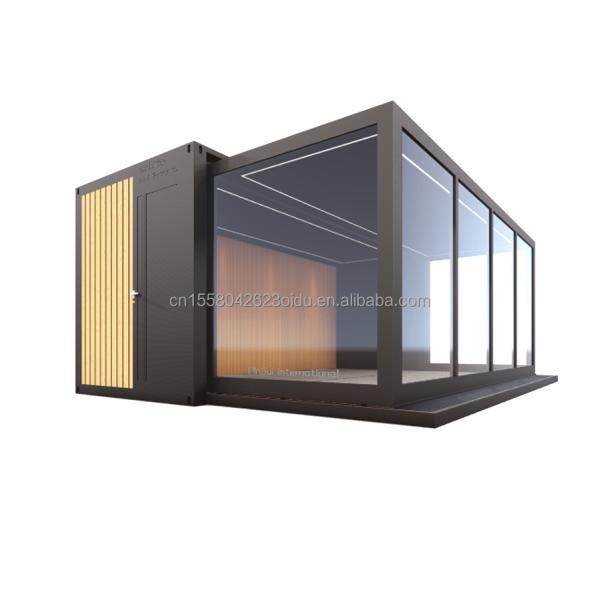 Main Structure Galvanized Steel Square Tubes 20ft 40ft Extendable Shipping Container House for Two Bedrooms in Australia